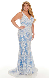 Rachel Allan Curves 7105W Periwinkle-White