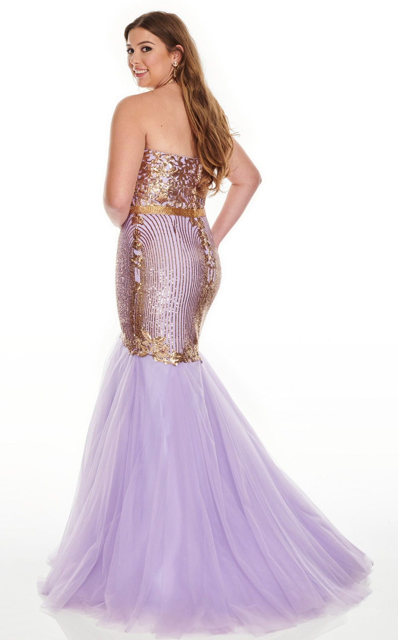 Rachel Allan 7240 Lilac-Gold Gold-Lilac