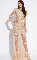 Jovani 73072BG Nude