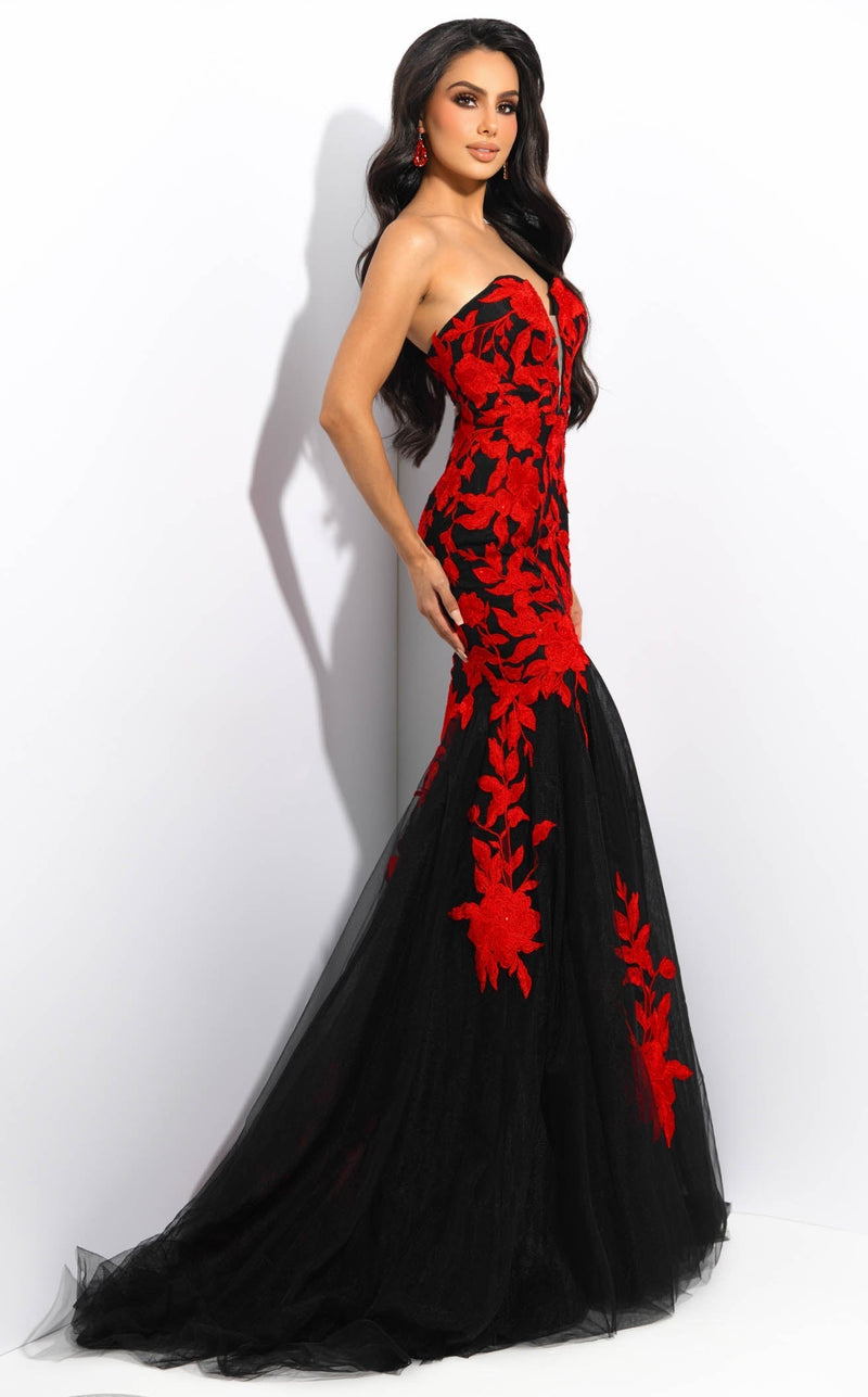 Jasz Couture 7328 Black-Red