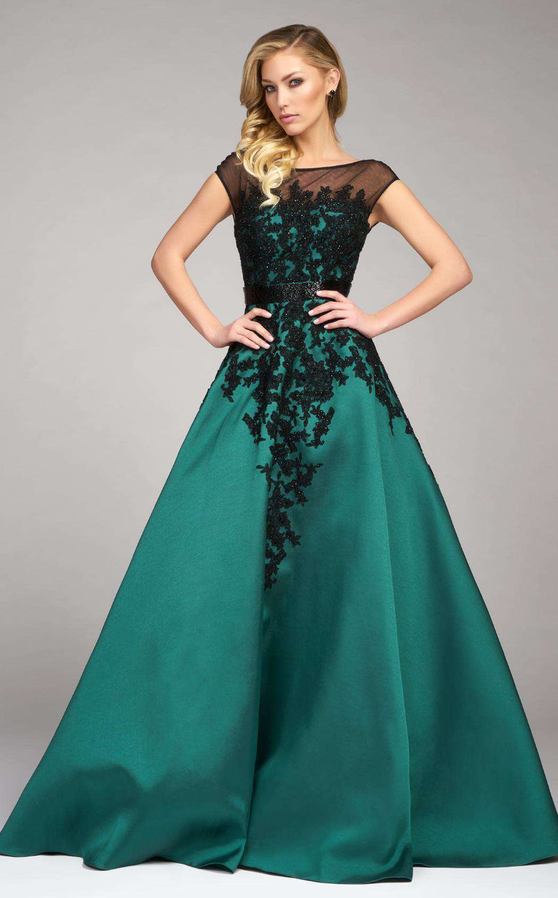 Mac Duggal 48511D Emerald/Black