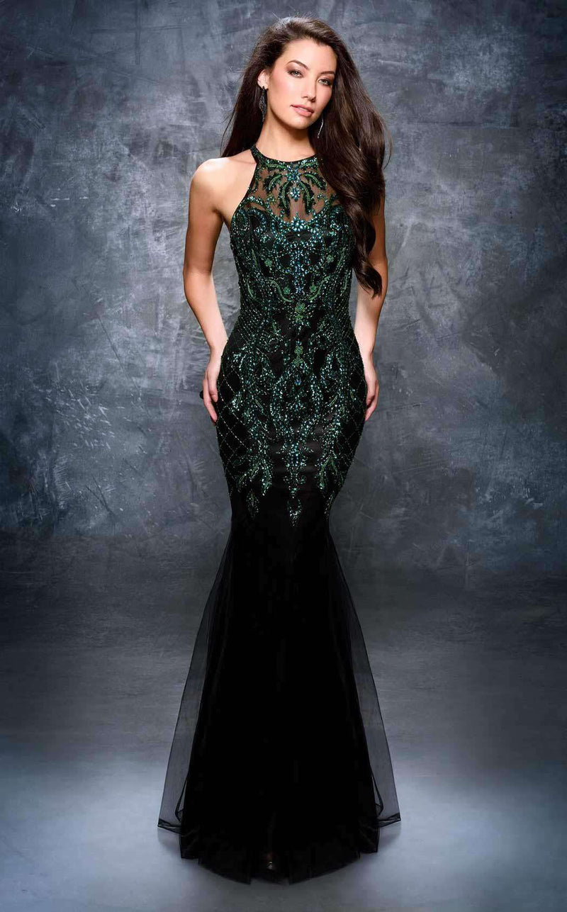 Nina Canacci 4131 Black/Emerald