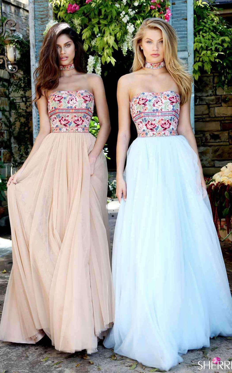 Sherri Hill 50873 Nude/Multi