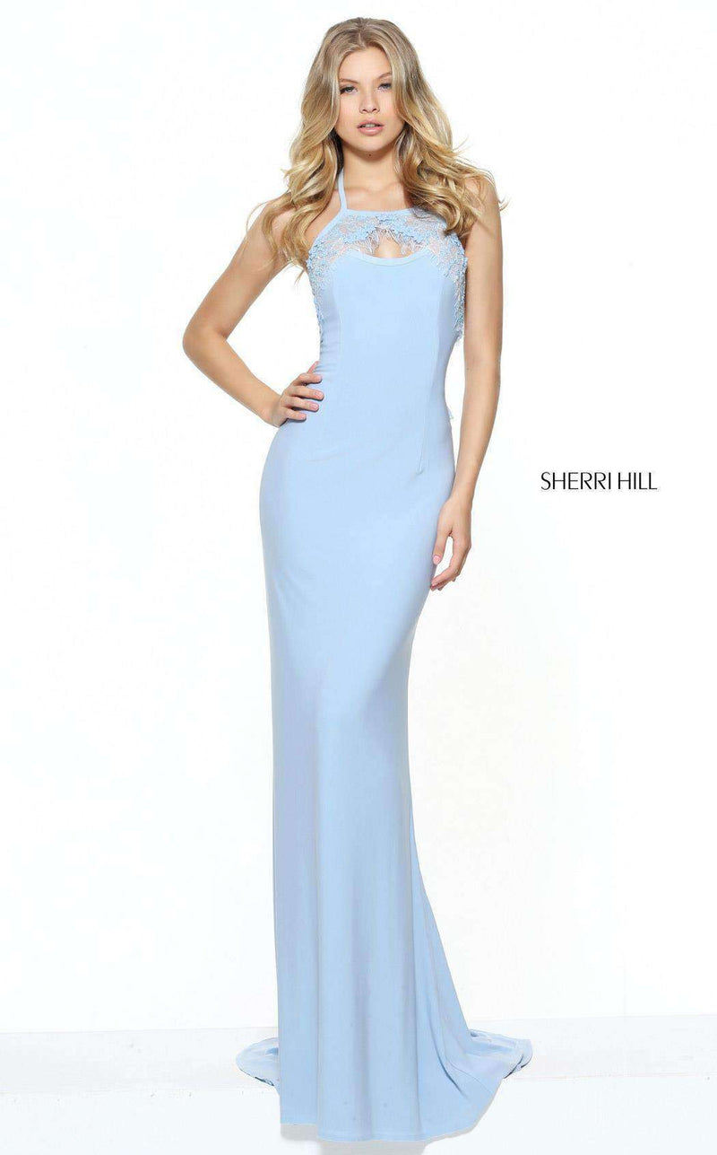 Sherri Hill 50879 Light Blue