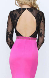 Sherri Hill 50916 Black/Fuchsia