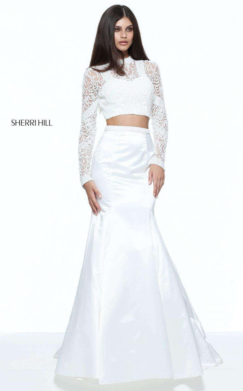 Sherri Hill 51107 Ivory