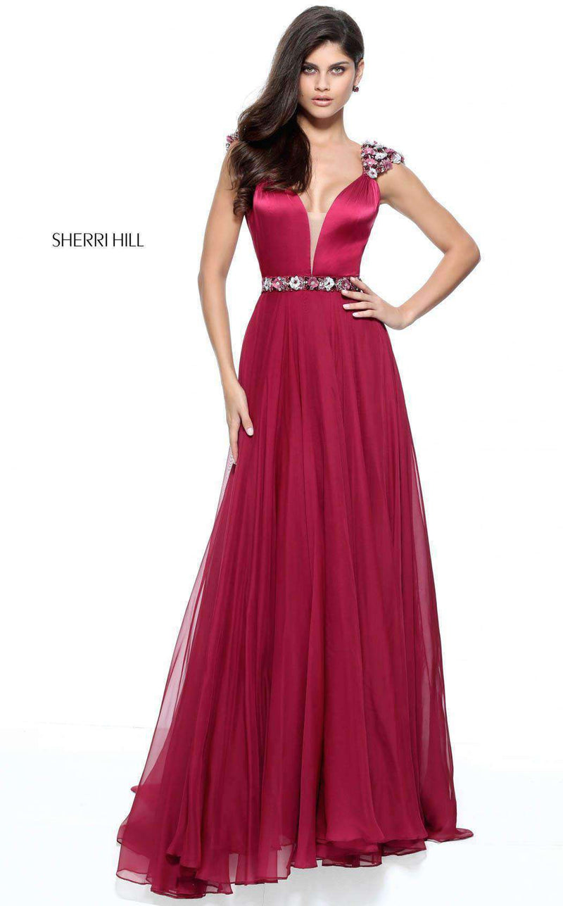 Sherri Hill 51137 Wine