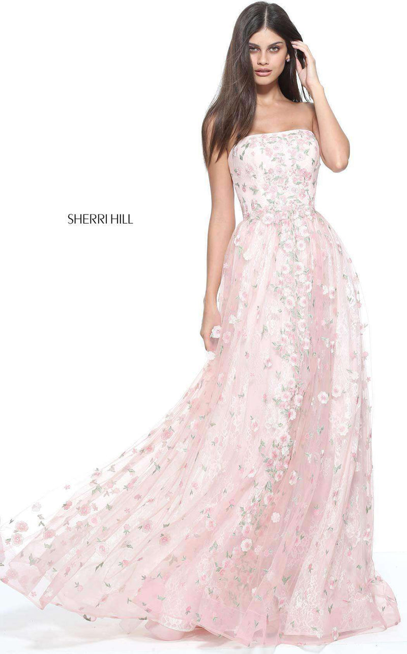 Sherri Hill 51156 Blush Multi