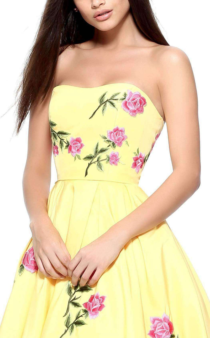 Sherri Hill 51177 Yellow/Pink