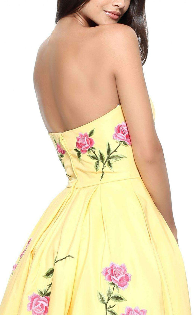 Sherri Hill 51177 Yellow/Pink