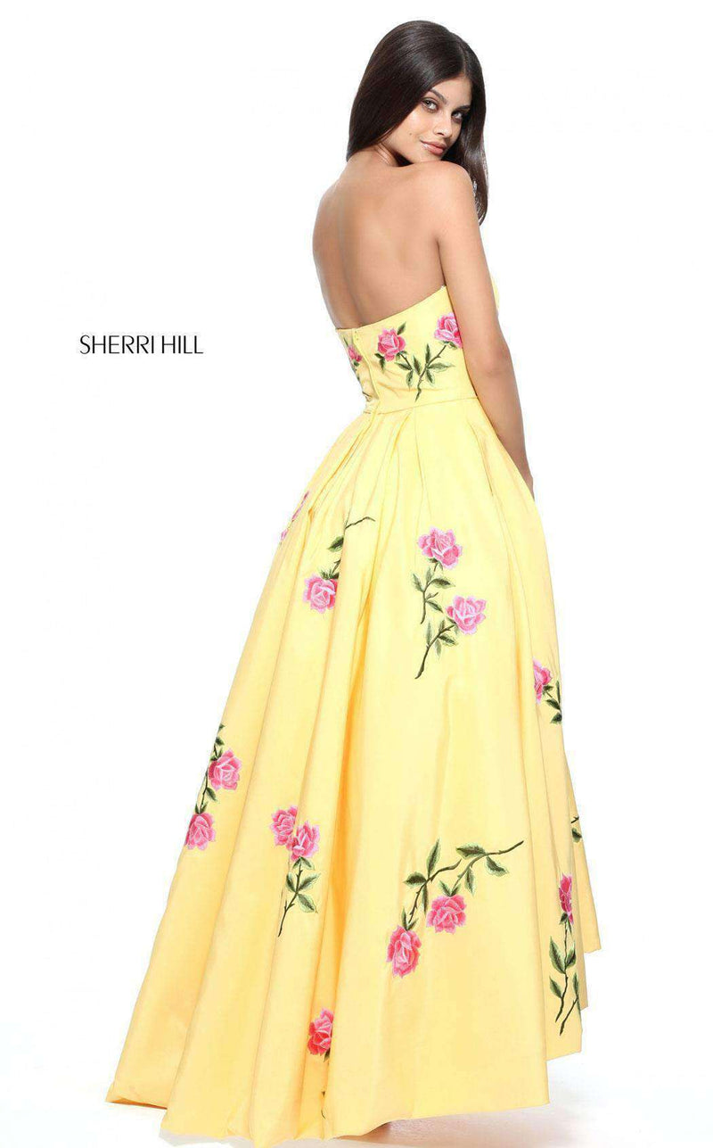 Sherri Hill 51177 Yellow/Pink