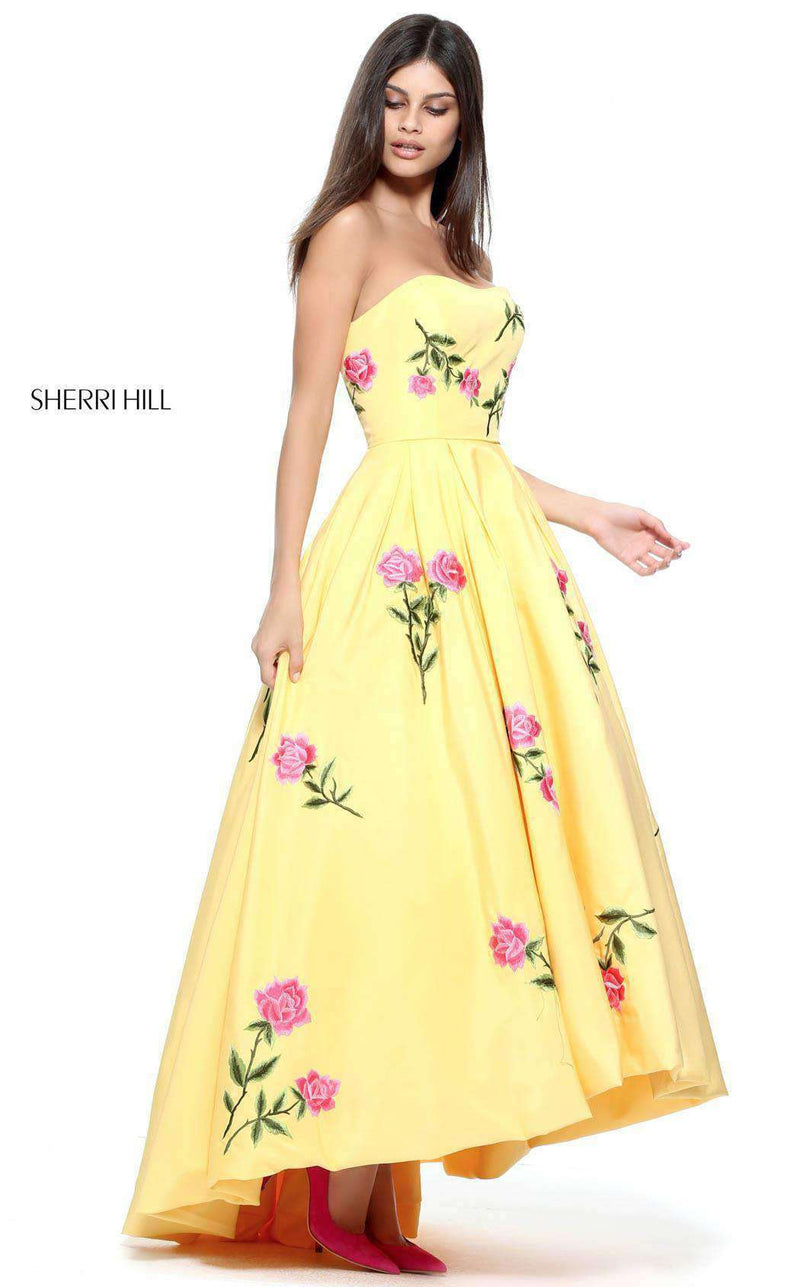 Sherri Hill 51177 Yellow/Pink