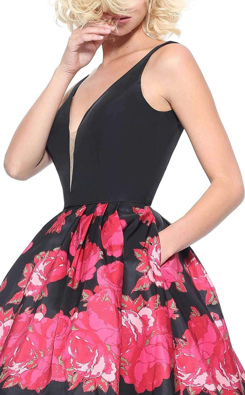 Sherri Hill 51180 Black/Red