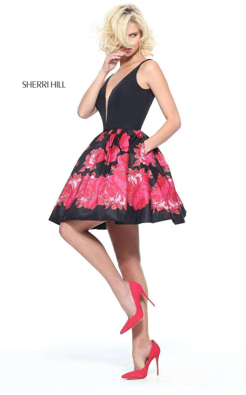 Sherri Hill 51180 Black/Red