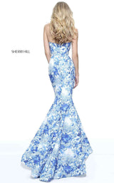 Sherri Hill 51198 Ivory/Blue