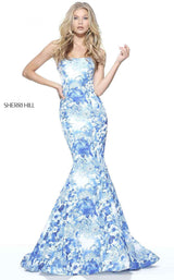 Sherri Hill 51198 Ivory/Blue