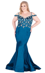 Mac Duggal Fabulouss 77538F Teal