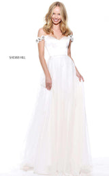 Sherri Hill 50947 Ivory