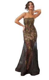 Jovani 78422BG Black-Gold