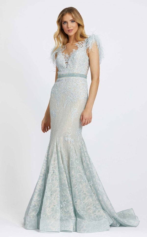 Mac Duggal 79230 Ice Blue