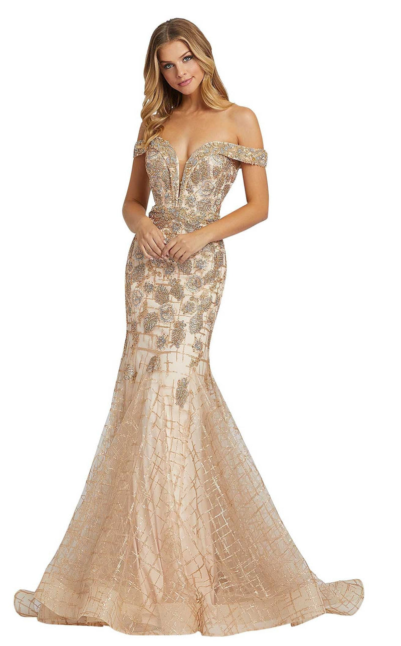 Mac Duggal 79254D Gold