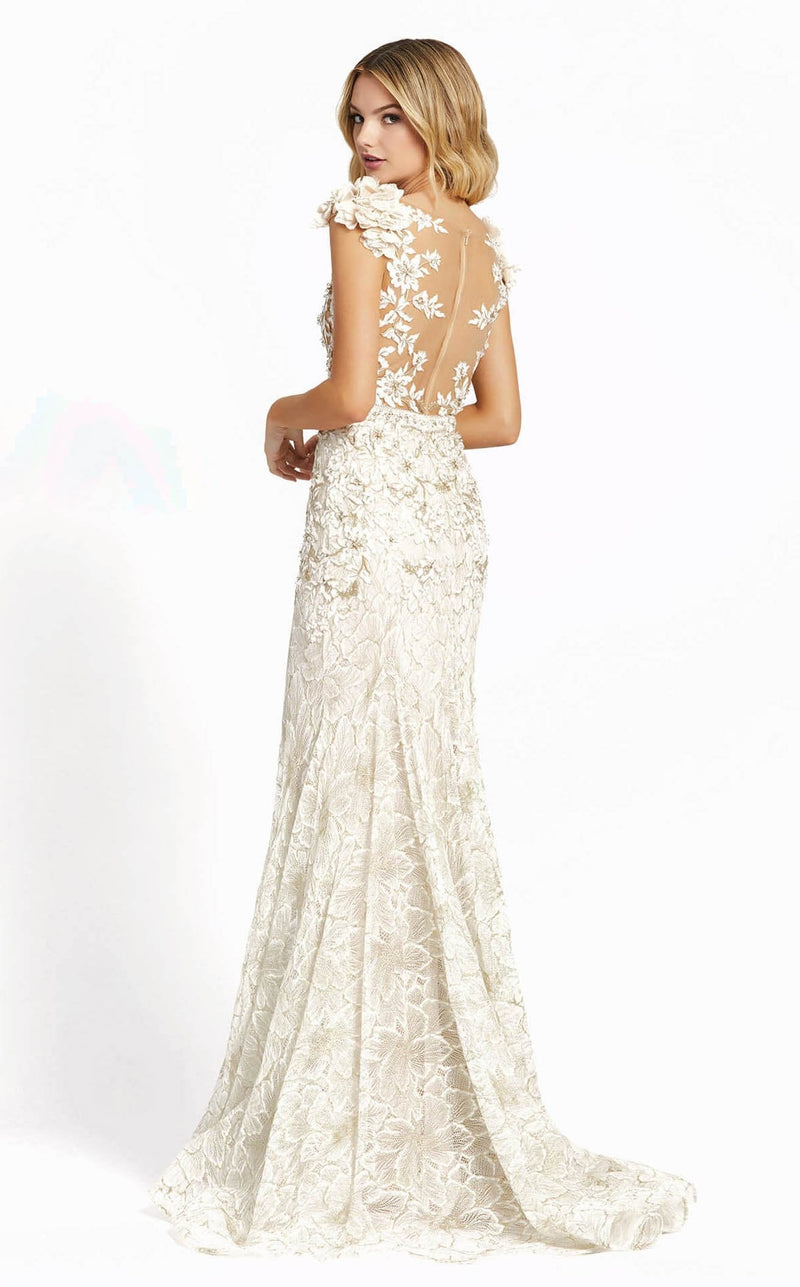 Mac Duggal 79268D Ivory-Nude