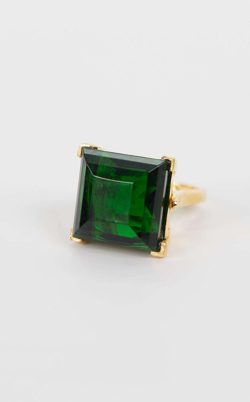 Kenneth Jay Lane 9045RPGE Emerald