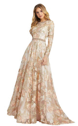 Mac Duggal 79287D Peach-Romance