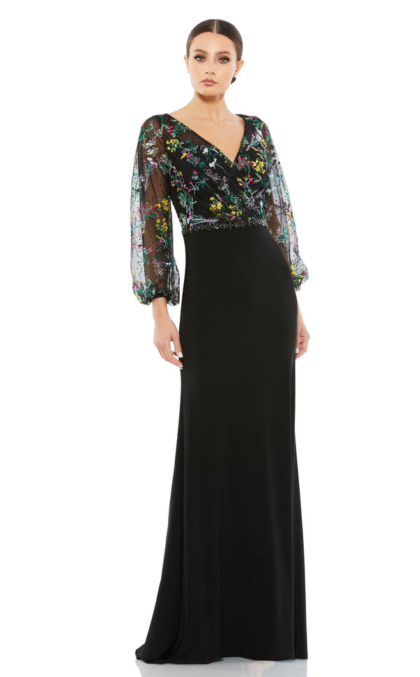 Mac Duggal 79379 Black Multi