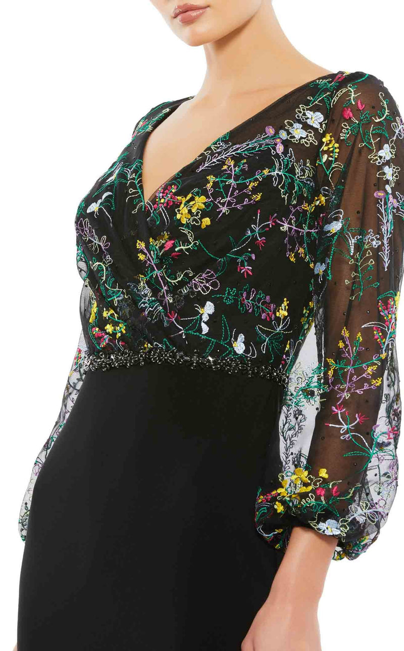 Mac Duggal 79379 Black Multi