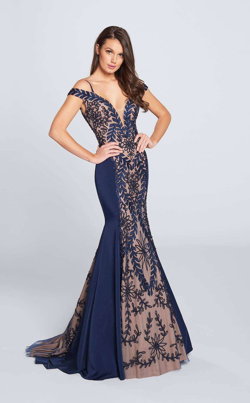 Ellie Wilde EW21715 Navy/Nude