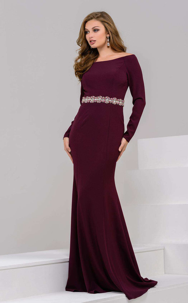 Jovani 37601 Burgundy