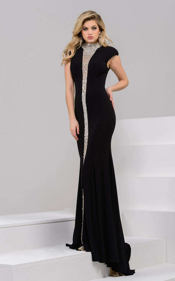 Jovani 39374 Black/Silver