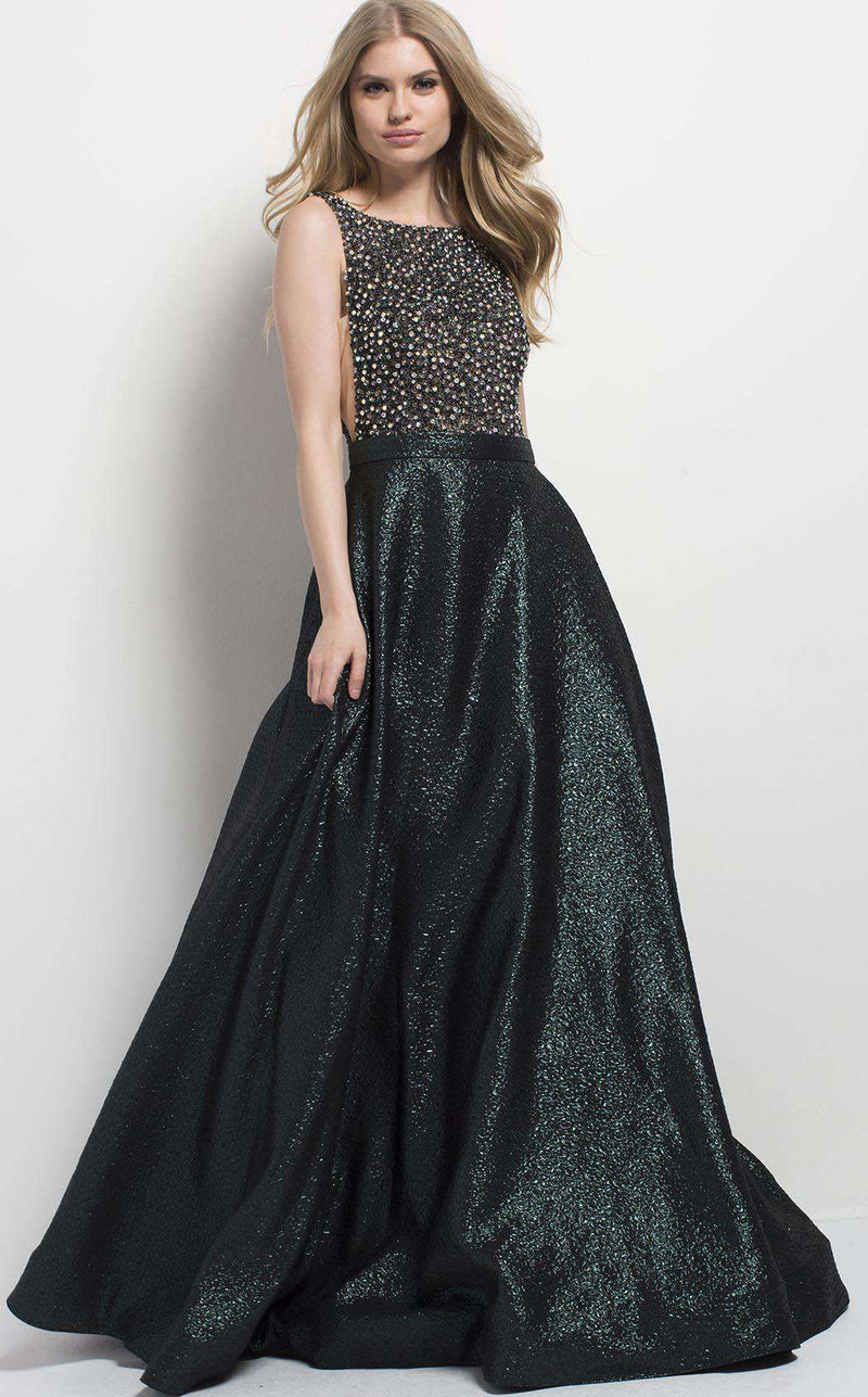 Jovani 49220 Black/Green