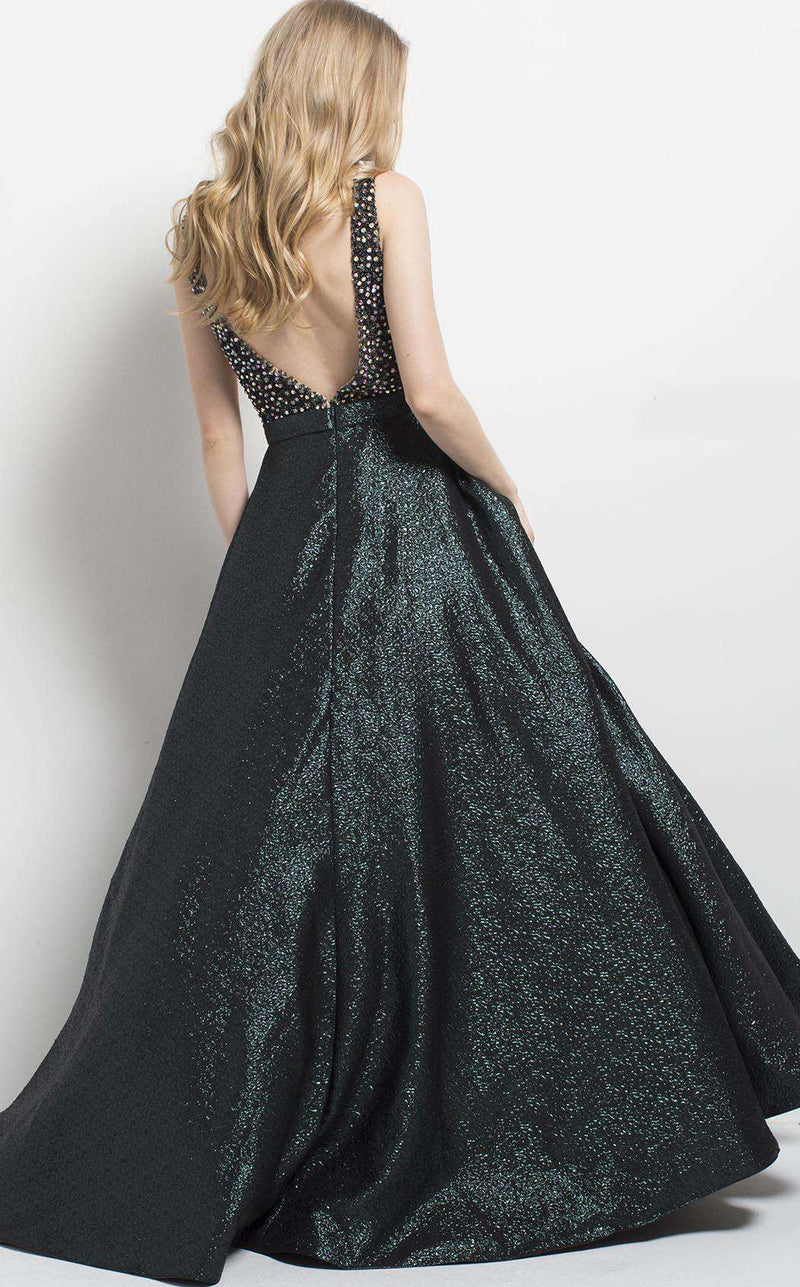 Jovani 49220 Black/Green