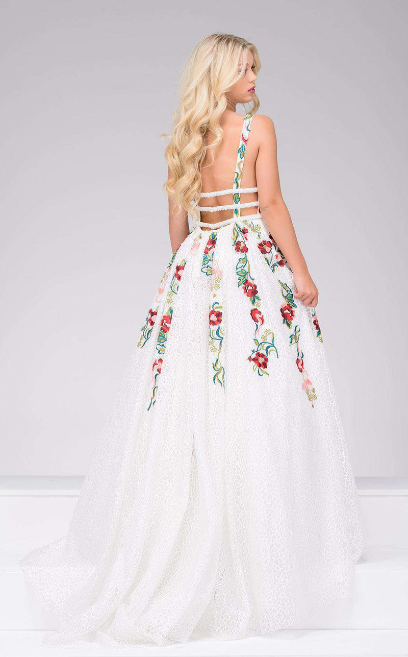 Jovani 48891 Off White/Multi