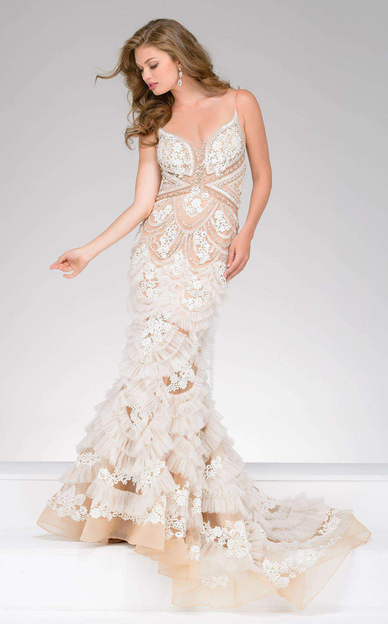 Jovani 41592 Ivory/Nude