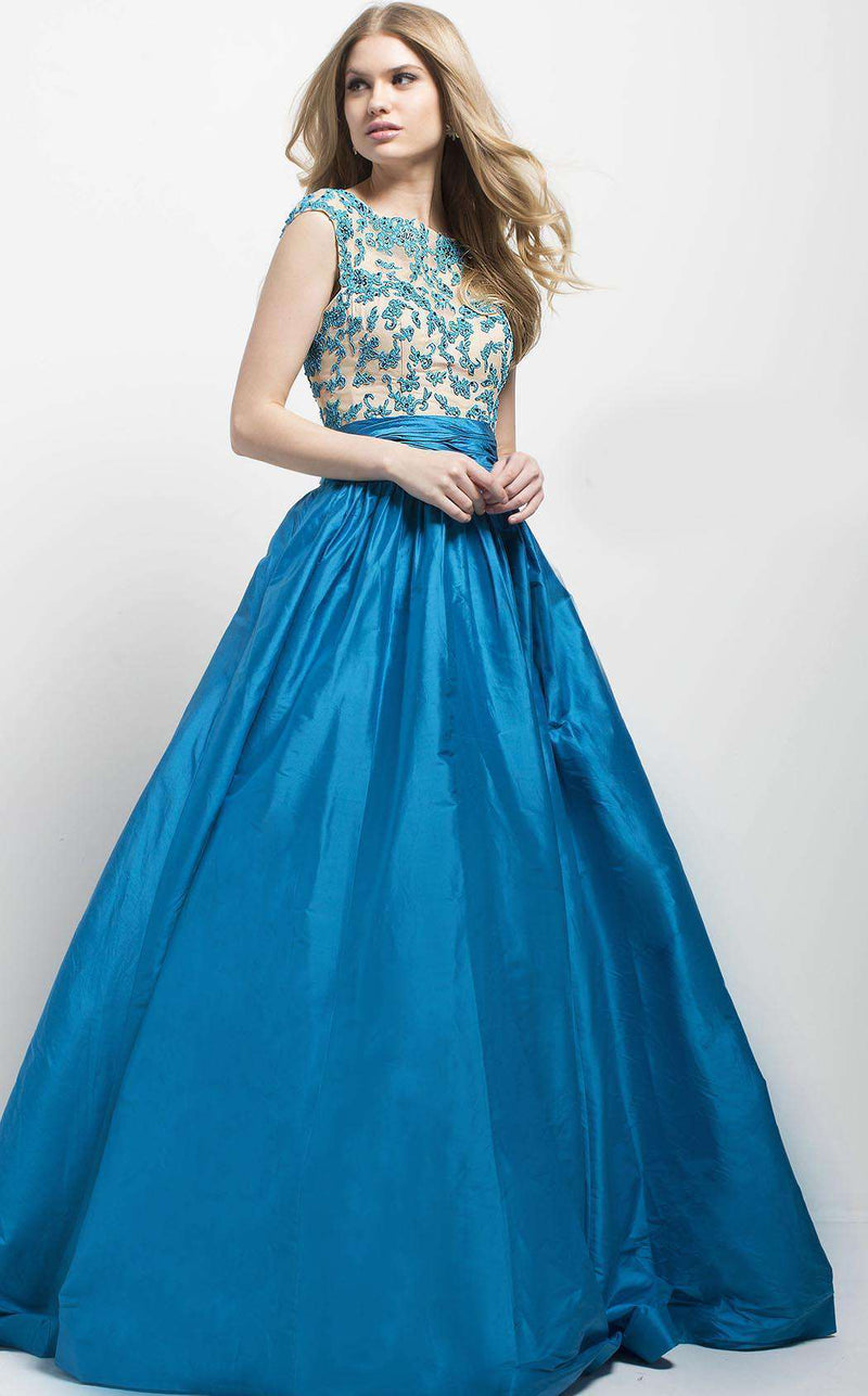 Jovani 40556 Teal