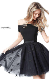 Sherri Hill 51505 Black/Black