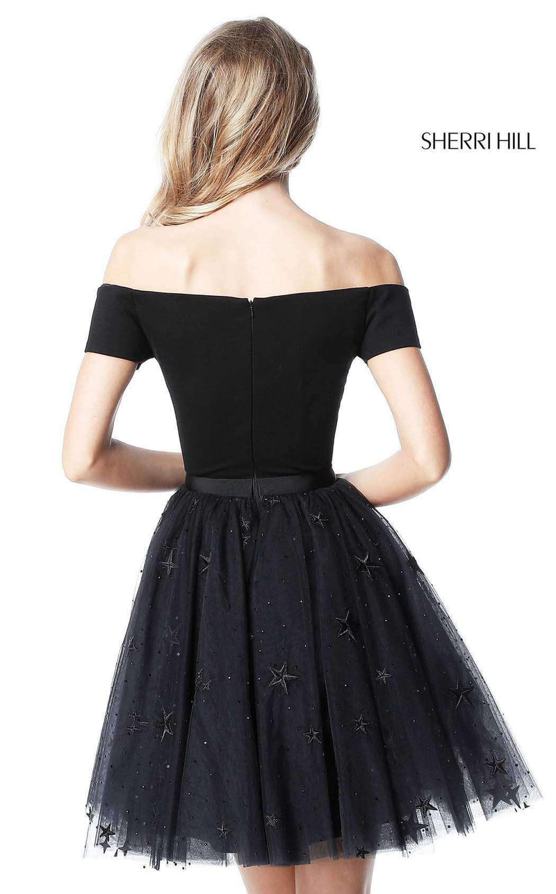 Sherri Hill 51505 Black/Black