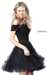 Sherri Hill 51505 Black/Black