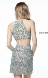 Sherri Hill 51282 Nude/Aqua