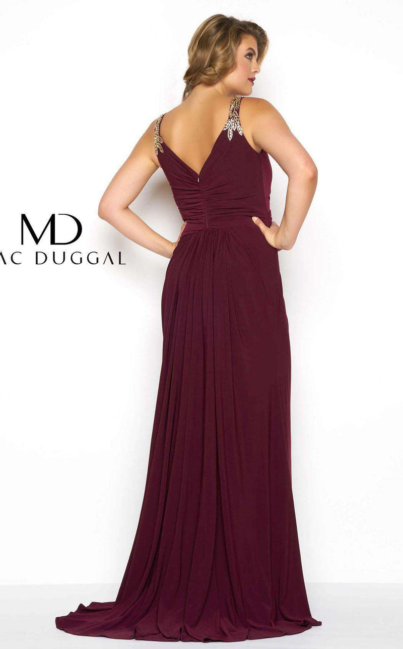 Mac Duggal 65982F Burgundy