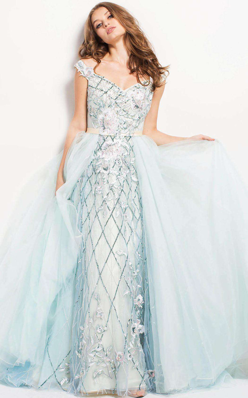 Jovani 50229 Aqua