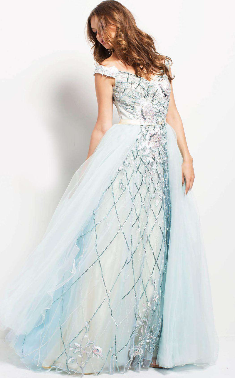 Jovani 50229 Aqua