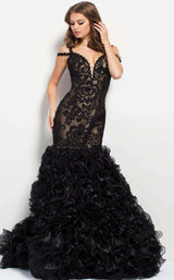 Jovani 50334 Black/Nude