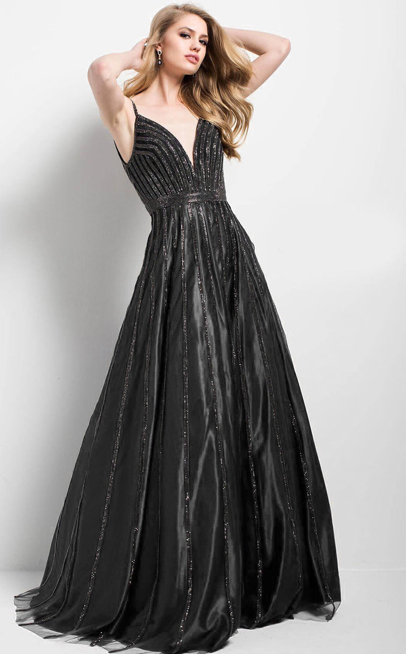 Jovani 57590 Gunmetal-Gunmetal