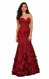 Rachel Allan 8386 Deep Red