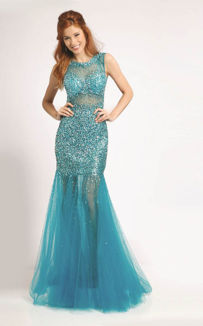 Jovani 89264BG Turquoise