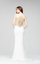 Jovani 89983 Ivory-Gold